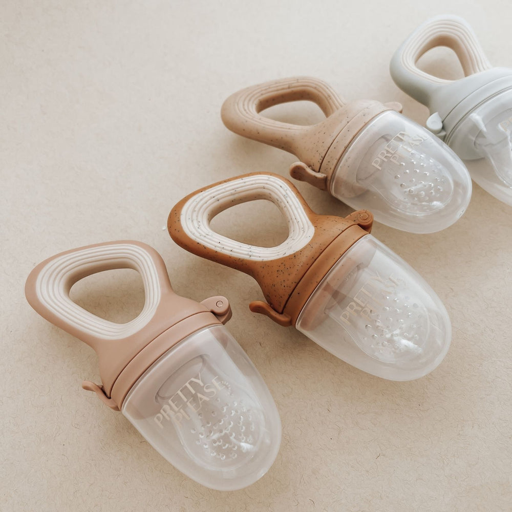 Pretty Please Teethers -  PPT Mod Feeders help introduce solid food safely or can be used to soothe teething pains. Yep, a two in one. 