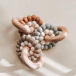 Teething Ring - Wooden Teether - Pretty Please Teethers - Reed Teething Ring - Beaded Teether - Baby teether - Baby essentials 